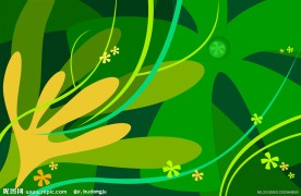 绿色抽象移门素材