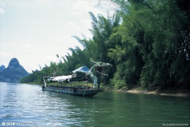 端午节 龙舟 湖景