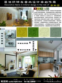 毕业设计 室内展板