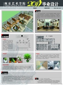 室内设计毕业展板