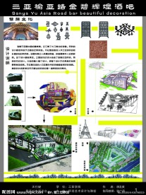 毕业设计 室内展板