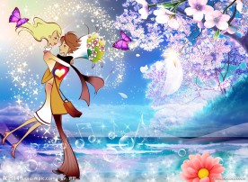 浪漫情人节海报素材