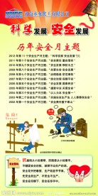 2012年安全月展板
