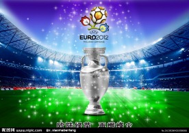 2012年欧洲杯 足球赛主题海报