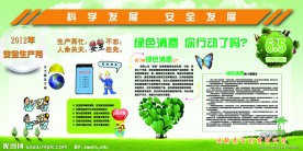 环境日安全月展板