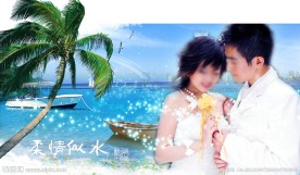 海边婚礼模板