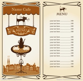 咖啡厅菜单设计