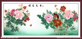 牡丹国画