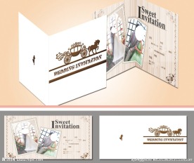 结婚请柬（封面为整张位图）