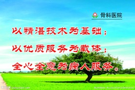 骨科医院展板