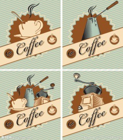 咖啡标签 咖啡背景