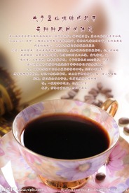 蓝山咖啡 欧式背景