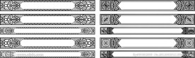 矢量 花边 边框