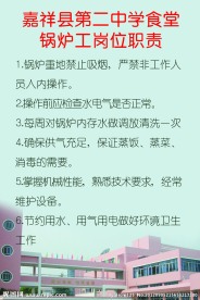 学校食堂展板制度广告牌