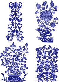 青花瓷花纹