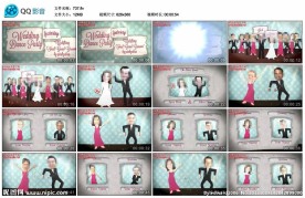 卡通婚礼婚庆AE模版