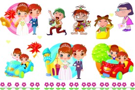 卡通婚礼