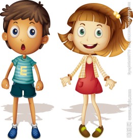 可爱卡通婚礼人物