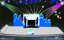 舞台背景效果图设计