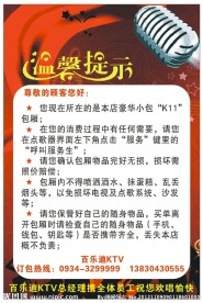 百乐迪KTV海报设计