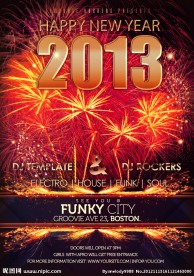 2013新年烟花背景