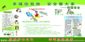 校园安全展板 安全漫画