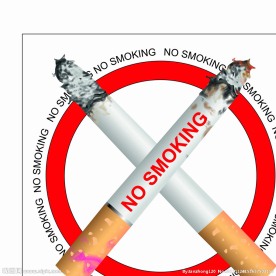 禁止吸烟标志矢量素材