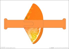 糖果包装盒 橙子