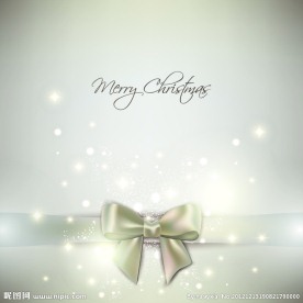 蝴蝶结丝带卡片