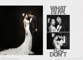 韩式唯美婚纱摄影PSD模版