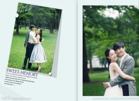 韩式唯美婚纱摄影PSD模版