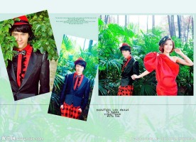 浪漫唯美婚纱摄影PSD模版