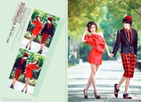 韩式唯美婚纱摄影PSD模版