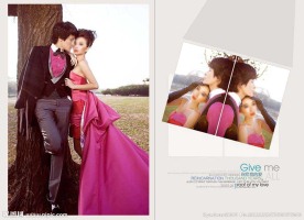 浪漫唯美婚纱摄影PSD模版