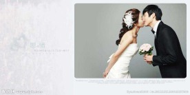 浪漫唯美婚纱摄影PSD模版