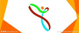 体育图标 彩带舞