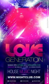 动感爱情背景 情人节海报