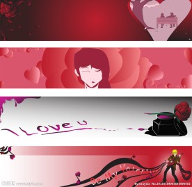 情人节横幅 条幅