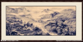 国画山水画图片