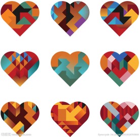 情人节爱心图标