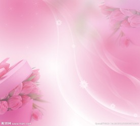 粉色梦幻婚纱照片模板