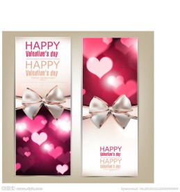 情人节主题旗帜