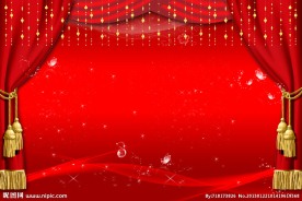 红色舞台背景