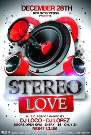 情人节派对海报