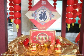 官房酒店春节装饰