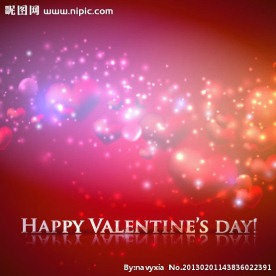 情人节海报背景素材