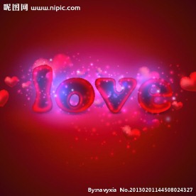 情人节海报背景素材