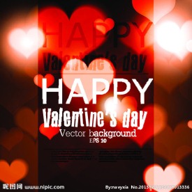 情人节心型背景