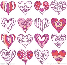 情人节心型 心形图标