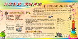 安全发展展板
